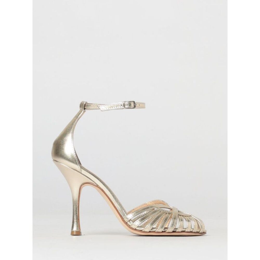 Anna F. Heeled Sandal Woman Platinum